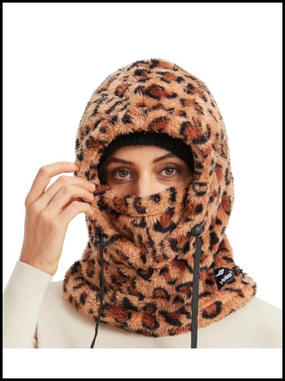 Unisex Fleece Balaclava Windproof Ski Mask Adjustable